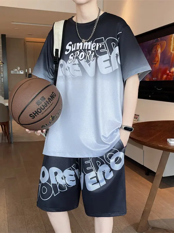 set-di-t-shirt-a-maniche-corte-in-seta-ghiacciata-per-ragazzi-abbigliamento-sportivo-per-studenti-delle-scuole-superiori-vestiti-da-basket-ad-asciugatura-rapida-in-fibra-di-poliestere-per-l'estate