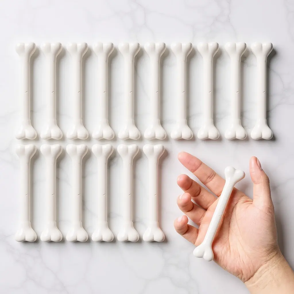 

36Pcs Halloween Bone Adornment Mini Plastic Bones for Haunted House Halloween Party Scene Decoration Supplies Bone Adornment