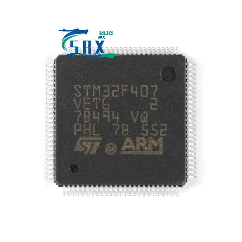 Original genuine STM32F407VET6 LQFP-100 ARM Cortex-M4 32-bit microcontroller MCU For bulk orders please inquire