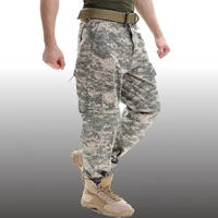 Pantalones Cargo de invierno para hombre, pantalones largos elásticos con múltiples bolsillos, pantalones para correr para hombre, pantalones de combate resistentes al desgaste para exteriores