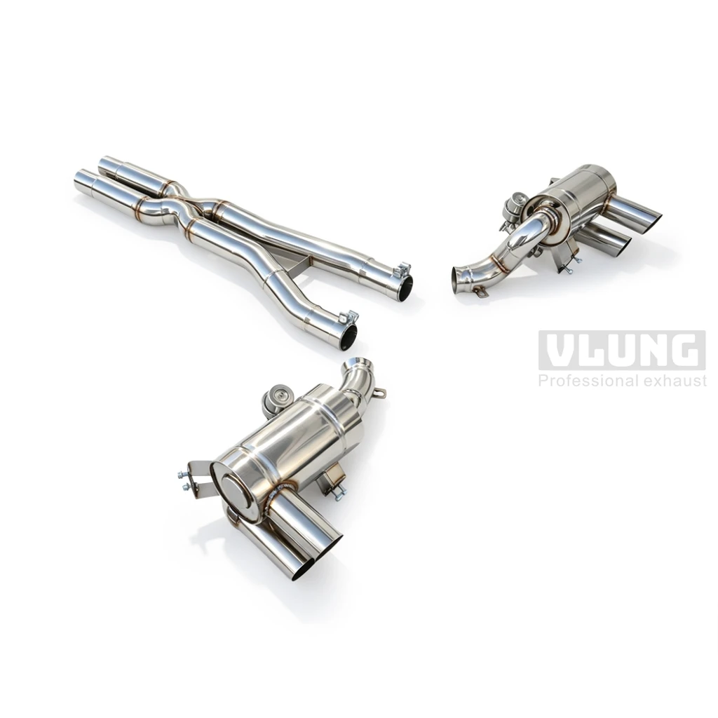 Racing Stainless Steel Electronic Valve Controlled Catback Exhaust for Ferrari California 4.3L 2009-2014 Replacement Parts