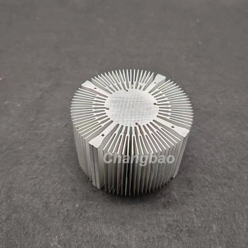 مشعاع ألومنيوم D120mm * H70mm لمعدات طبية عالية الطاقة 50 وات ومبرد كشاف