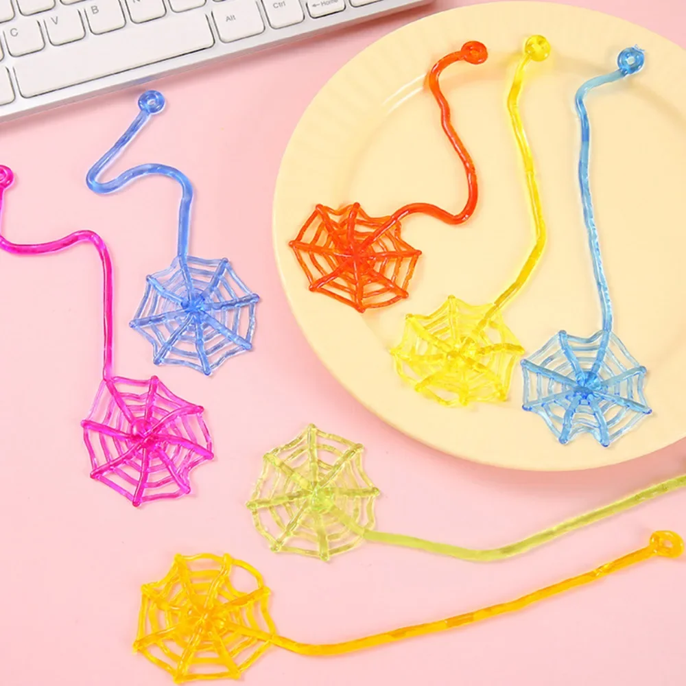 5X Stretchable Climbing Spider Web Toys for Kids Birthday Party Favors Baby Shower Goodie Bags Halloween Carnival Gift Supplies