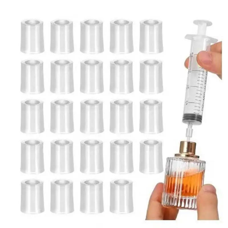 3 Stück Parfüm-Injektionsadapter aus Kunststoff zum Nachfüllen, Werkzeug zum Übertragen von Flüssigkeit in leere Flaschen, Reise-Kosmetik-DIY-Zubehör – Detail 5