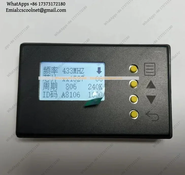 k06 Universal Remote Control Analyzer Decoder Self-copying Gate Opener Parking Barrier Controller RF Signal Duplicator Tool