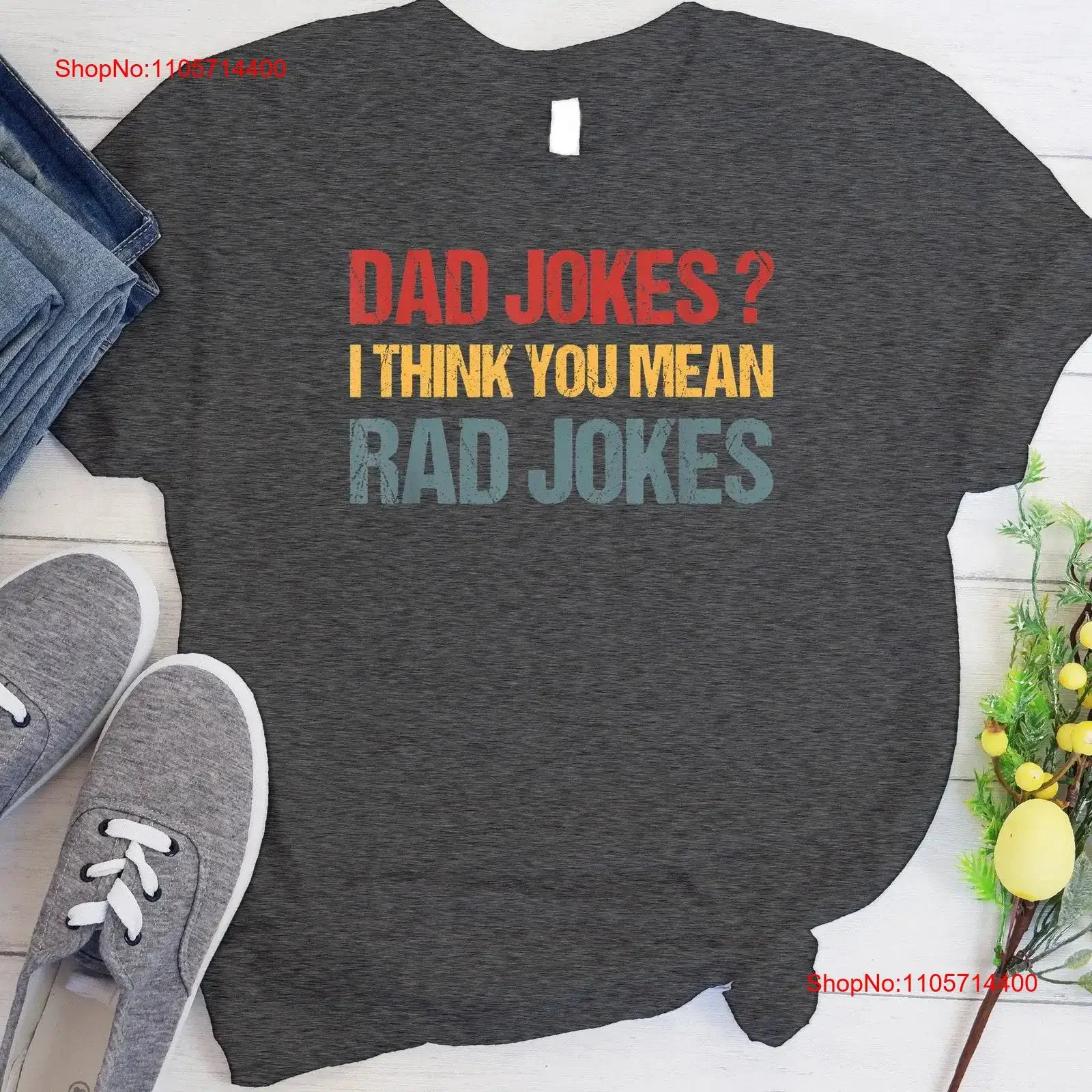Dad Jokes T Shirt Funny Father Day Bast Ever Papa Daddy Lover Joke Proud vintage Washed streetwear Stretched homme Unisex