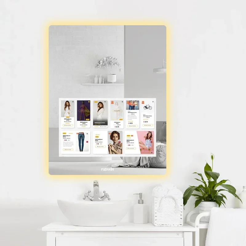 

Durable and sturdy System Smart Mirror TV Led Bathroom Touch Screen Smart Magic Mirror