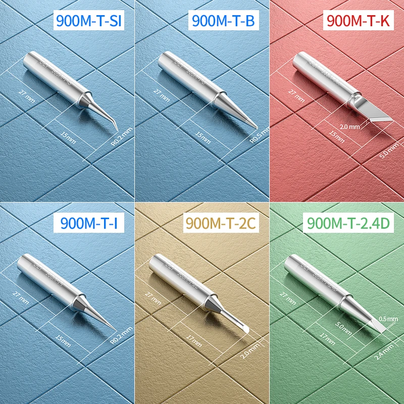 900M Soldering Iron Tip 900M-T-K 1C 2C 3C 4C SK SI Compatible with for 936 Soldering Station DIY Soldering Tools Discount Sale — zdjęcie 7