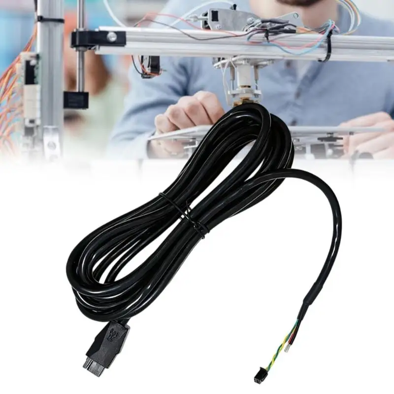 31BA 3D Printer Wiring Cable, Flexible 3 Meter CAN Bus Wire with Smooth Outer Cover for Routing Service, Install Work, and