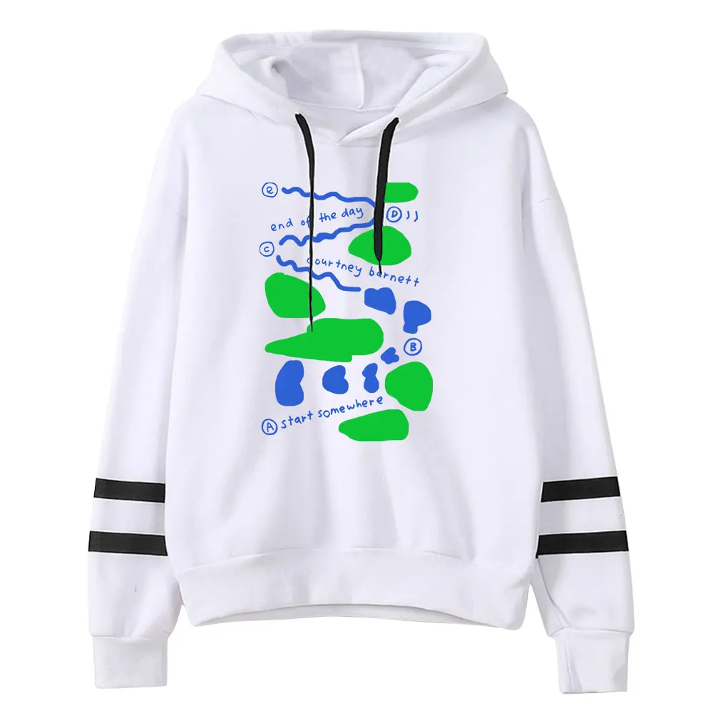 Courtney Barnett End of the Day Pullover Hoodie Unisex Hooded Sweatshirt Long Sleeve Fashion Tracksuit