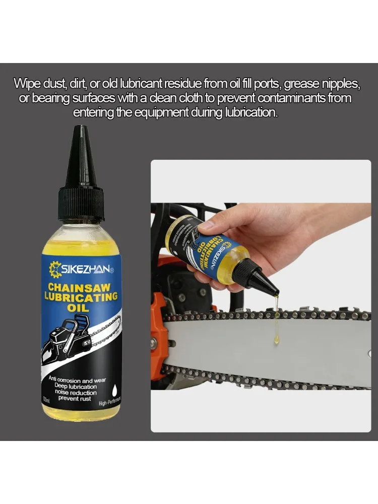 100ml Kettingzaag Smeerolie Fietsketting Glijmiddel Roestbestendig Diep Doordringend Glijmiddel Heggenschaar Multifunctioneel Glijmiddel - afbeelding 2