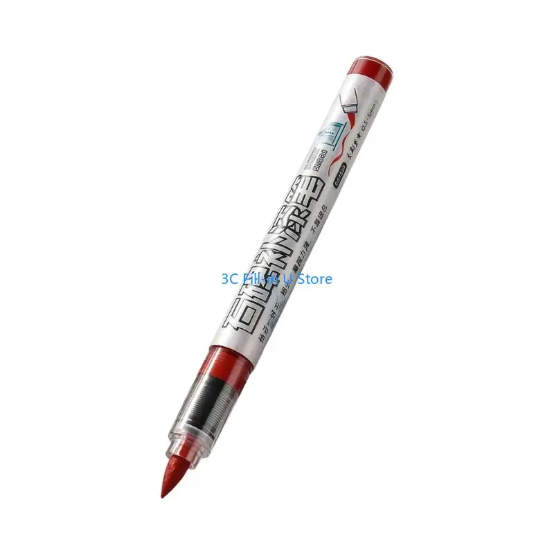 G8TA Fade Resistant Tombstone Pen with Brush Tip For Drawing On Stone Metal