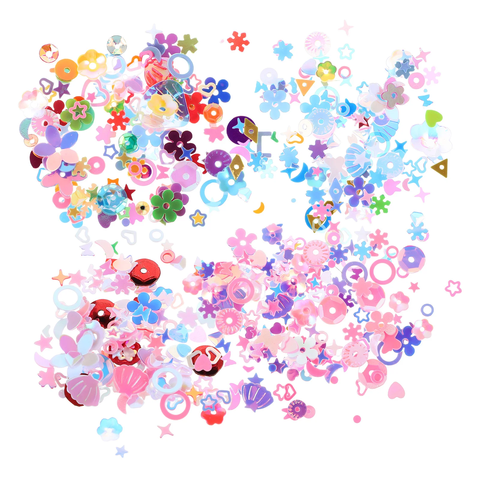 

Multi Color Loose Sequins for Crafts Iridescent Glitter Sequin Material for DIY Sewing Embellishments Hair Clips Bags
