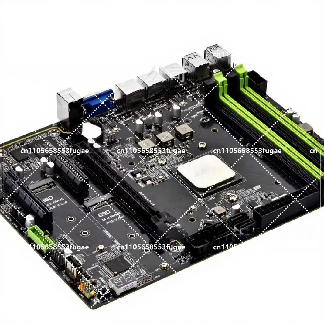 Onboard CPU Computer Integrated Display Main Board D1581-Q3A Triple Network Port DDR3L Memory M.2 Support