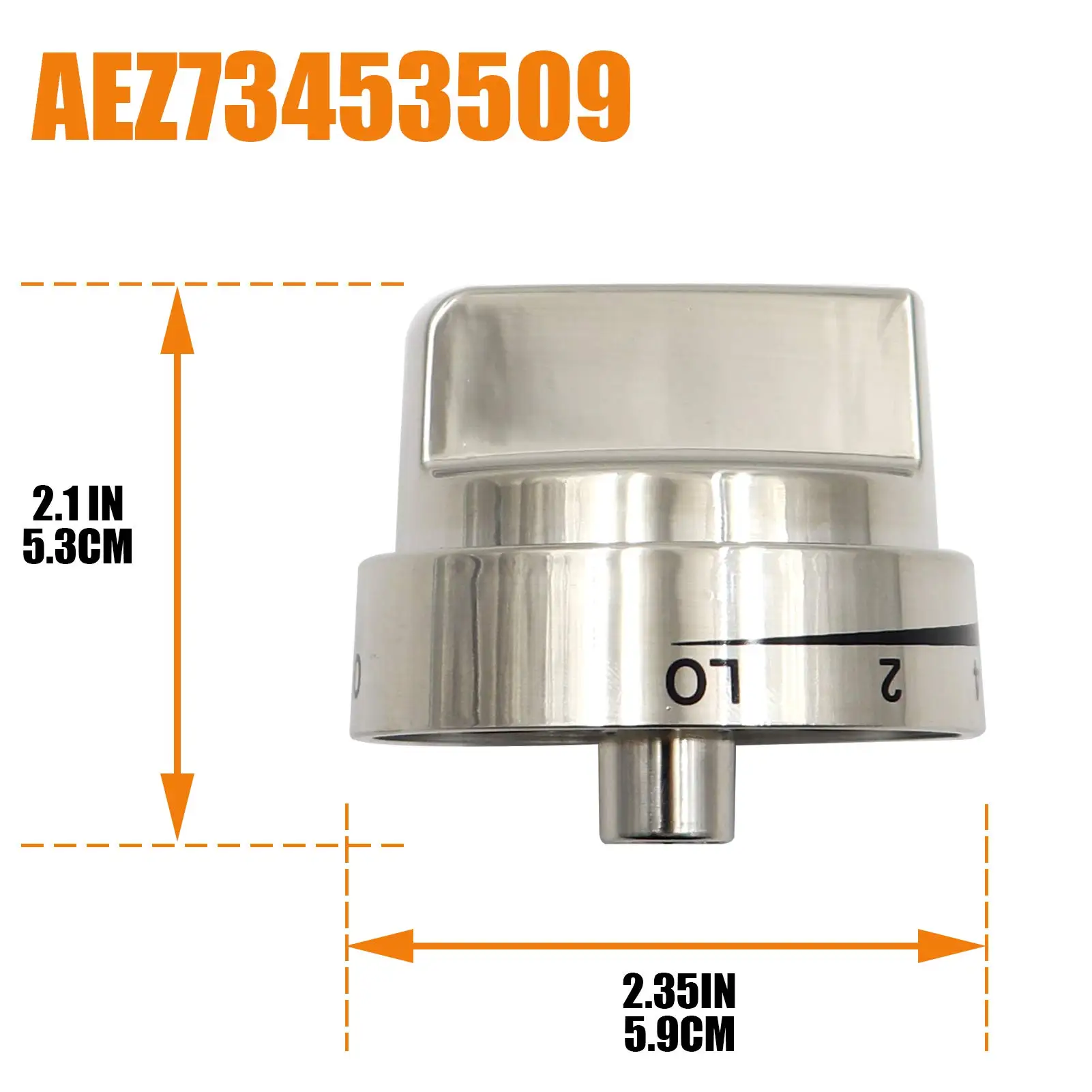 AEZ73453509 Oven Range Stove Knobs Replacement for Stove lrg3095st ldg3036st aez72909008 aez72909007 aez72909013 ps7321756