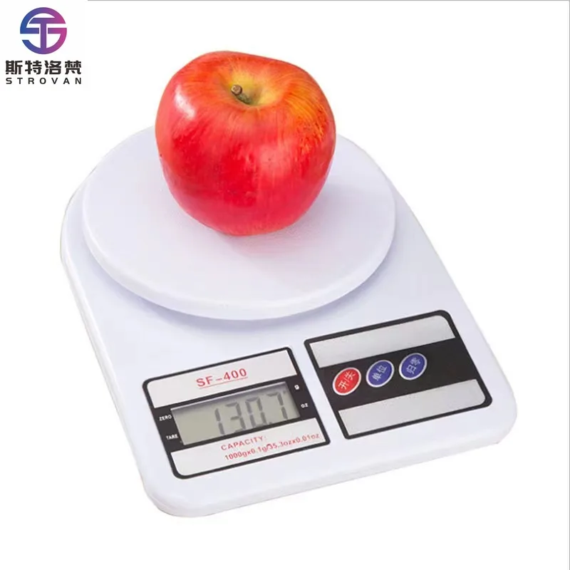 

STLF WJW Good Quality Unique 10Kg Electronic Kitchen Scale SF 400 Nutritional Weighing Food Balance Battery Powered
