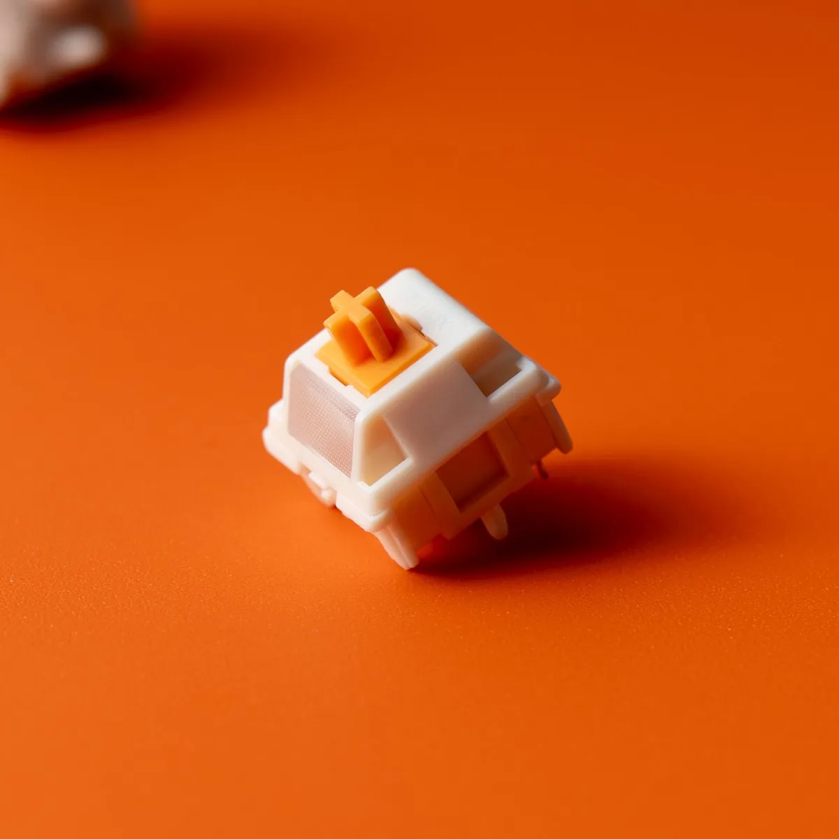 Citrus Silver V2 Linear Switches - 42g Pre-Lubed 5-Pin HotSwap POM Stem for MX Mechanical Keyboards, Smooth Linear Actuation