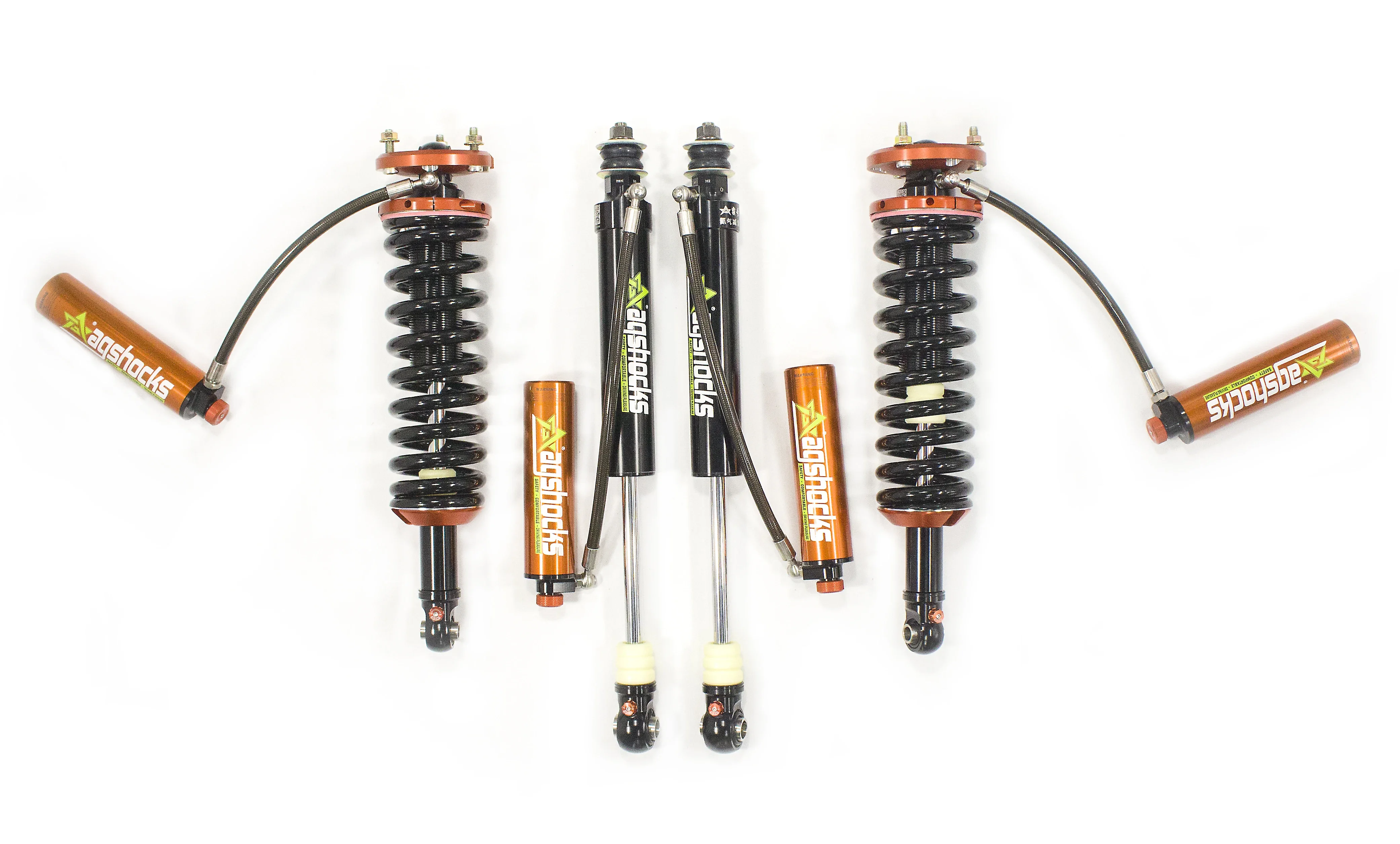 coilver with nitrogen gas rebound and compression adjustable shock absorber for-toyota sequoia