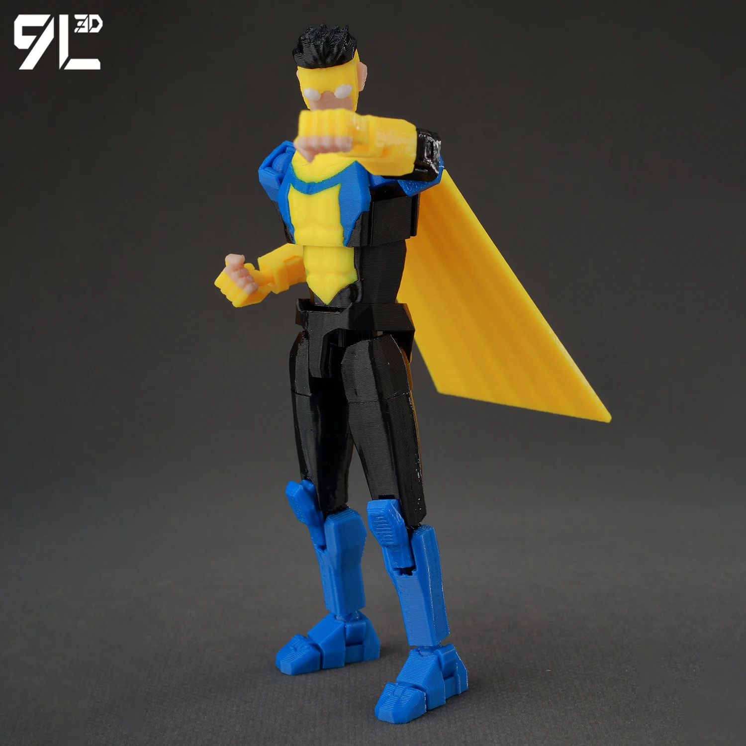 

9L3D Printed Dummy13 Invincible Action Figure Collectible Multi Jointed Stress Relief Toy Desk Decor Full Body Movable Lucky13