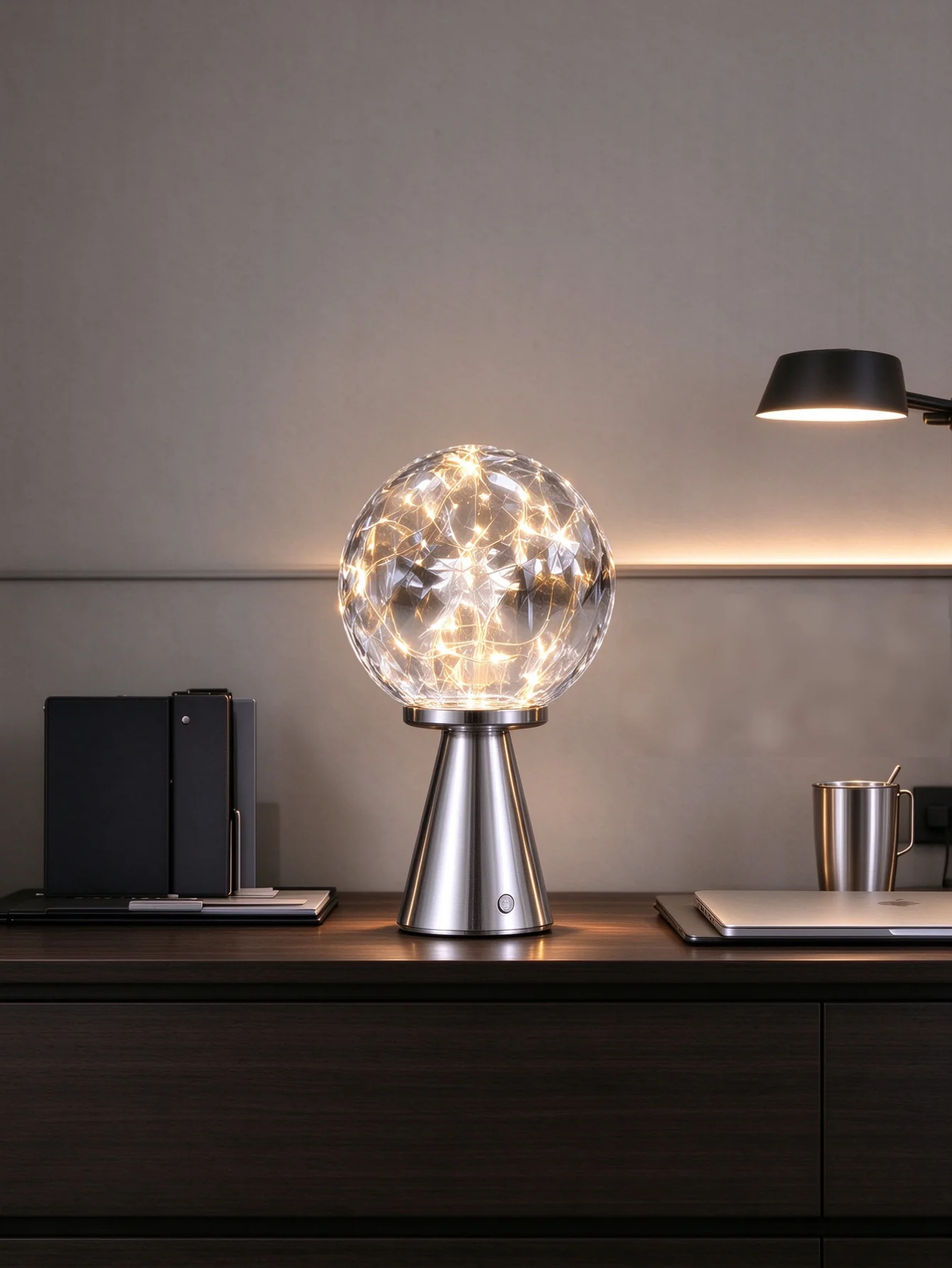 1. Modern Luxury Glass Lava Table Lamp Portable Rechargeable Atmosphere Lamp Bedroom Bedside Desktop Decor LED Table Night Lamp