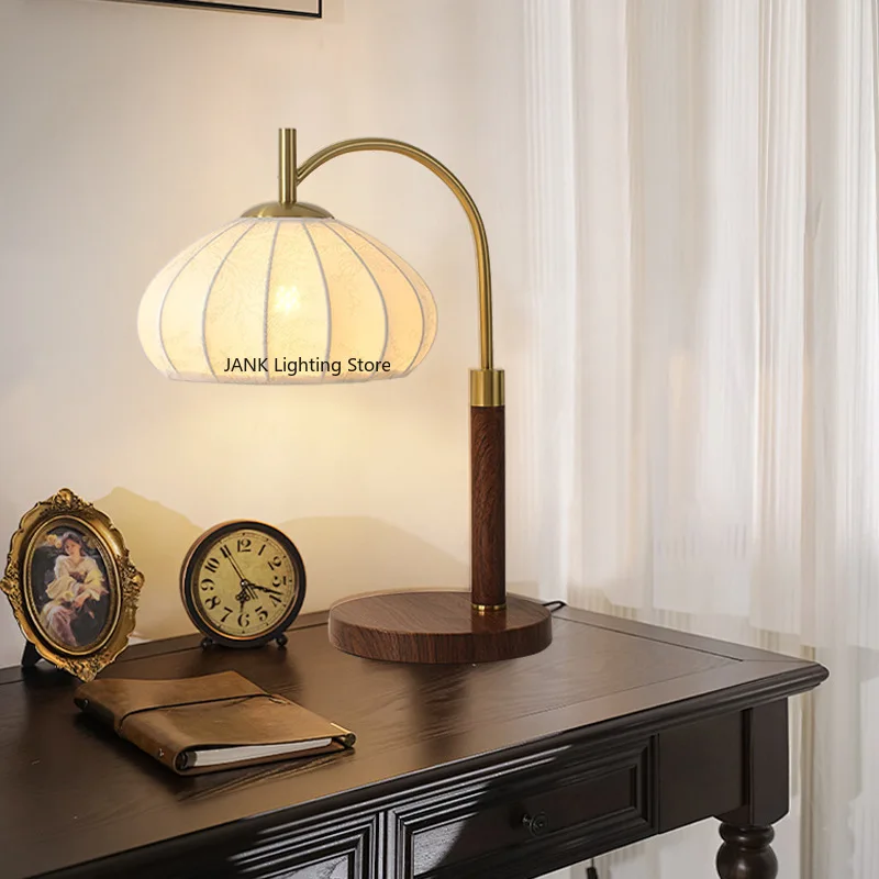 

Тихий стиль в японском стиле, напольная настольная лампа для гостиной, дивана, американский ретро-спальня, прикроватный кабинет, антикварный светильник для рыбалки