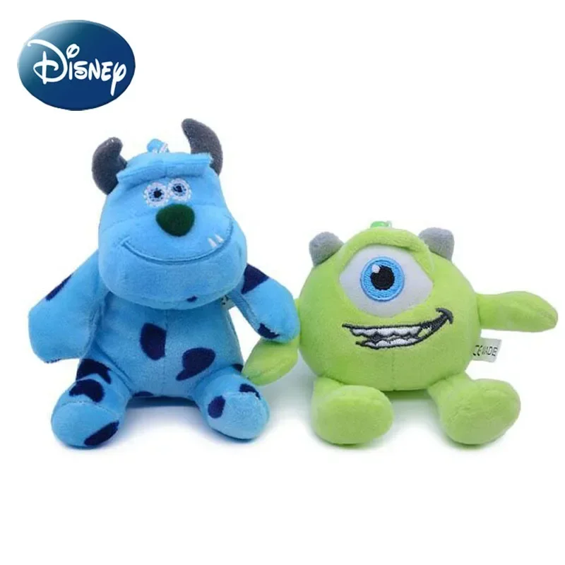 Disney Monsters University Plush Keychain Toy Strawberry Bear James Sullivan Mike Wazowski Soft Stuffed Doll for Kids Model Gift