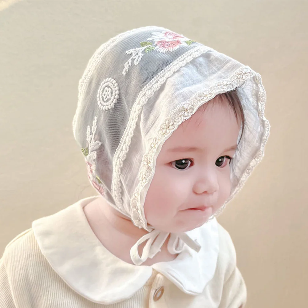 Prinses Hofhoed Hoed Katoen Pasgeboren Ademend Beschermend Foto Prop Babyverzorging