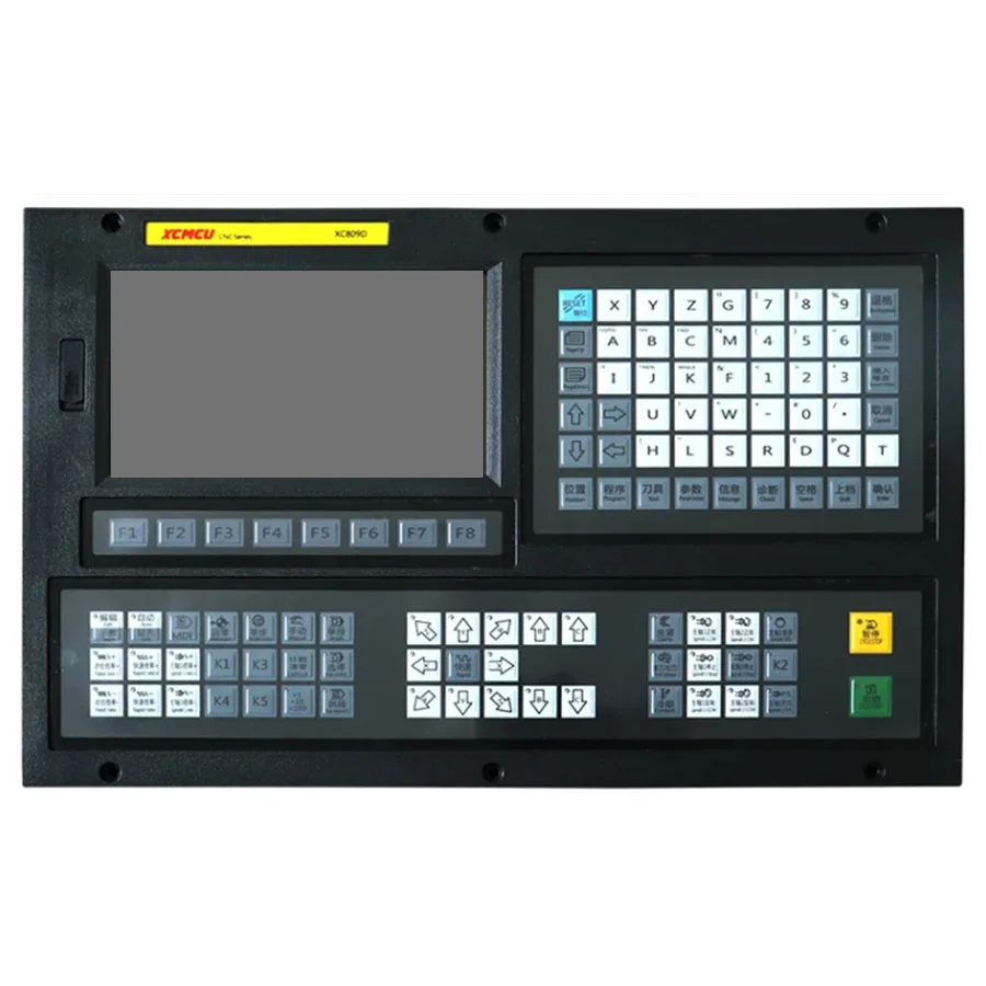 XC809D 3/4/5/6 Axis USB CNC System Controller 24V Supports FANUC G Code Offline Milling, Boring, Tapping, and Drilling Feed