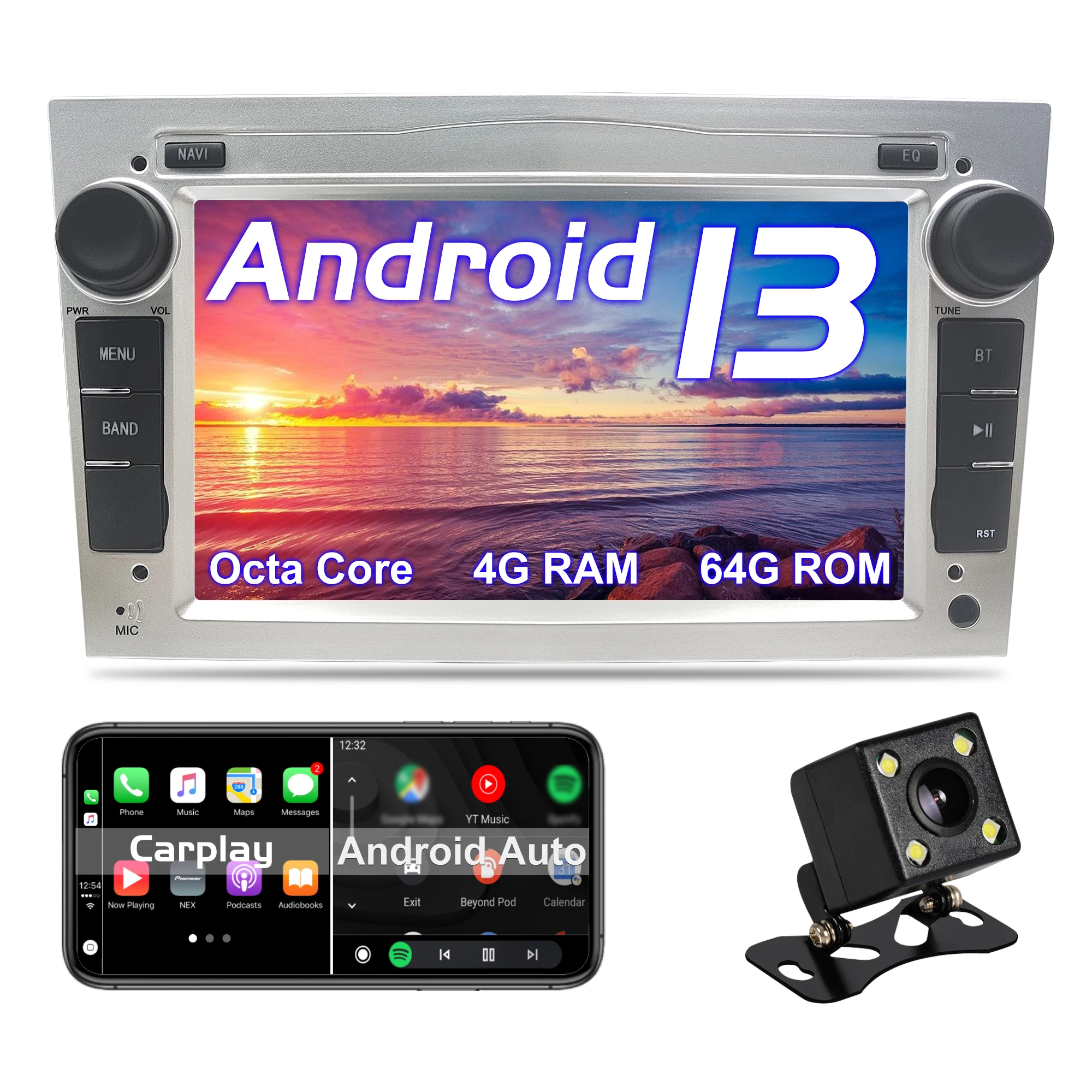 

Android Car radio for Opel Astra Corsa Antara Vectra Zafira Meriva Vivaro stereo screen,Wireless Carplay Android Auto,Bluetooth