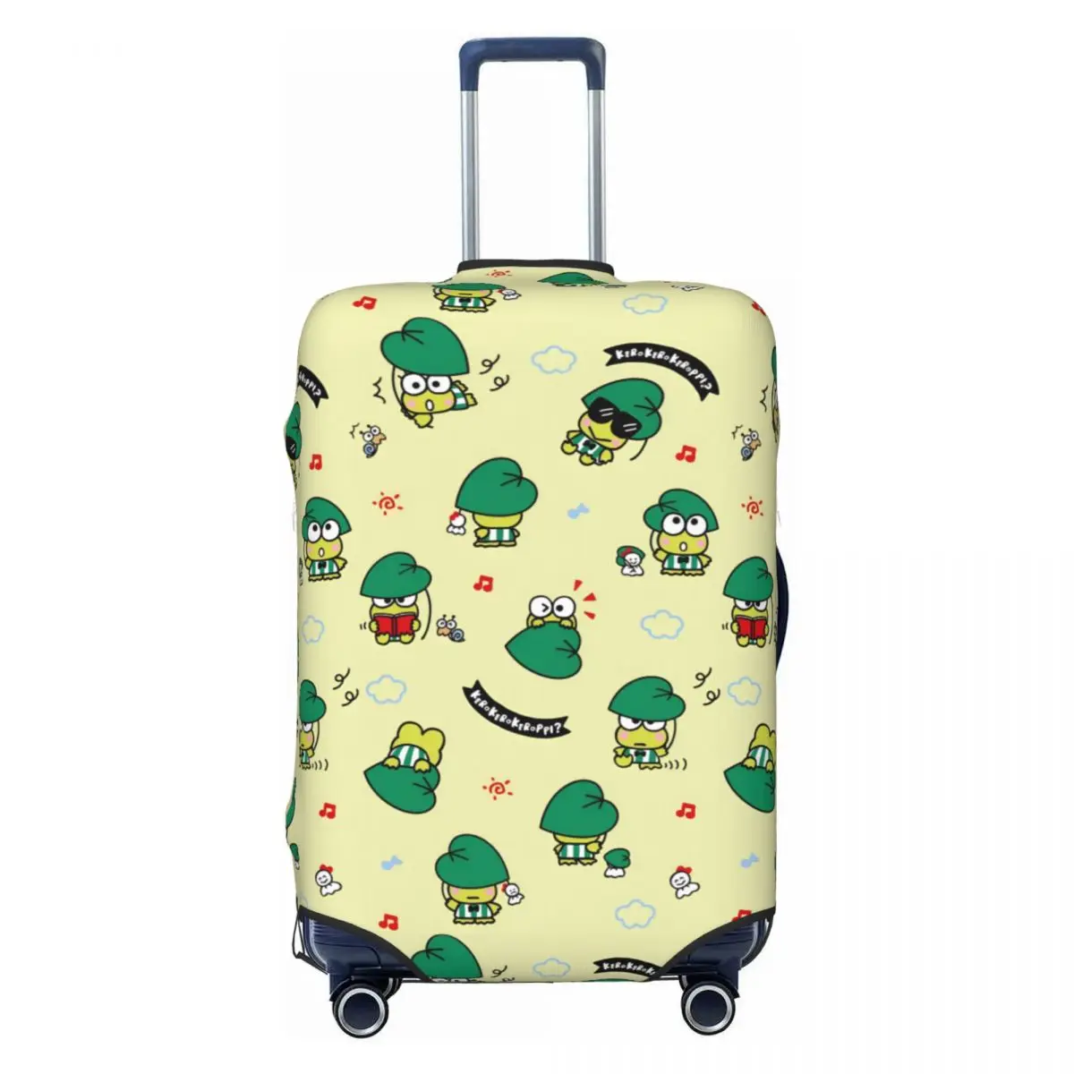 

Чехол для чемодана Sanrio Keroppi на заказ, эластичные защитные чехлы для багажа на 18-32 дюйма