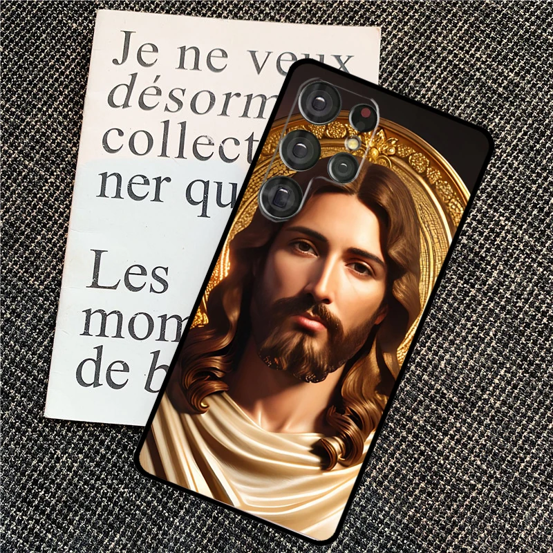 Bible Jesus Christ Case For Samsung Galaxy S23 Ultra S22 S20 S21 FE Note 10 20 Ultra S8 S9 S10 S24 Plus Cover