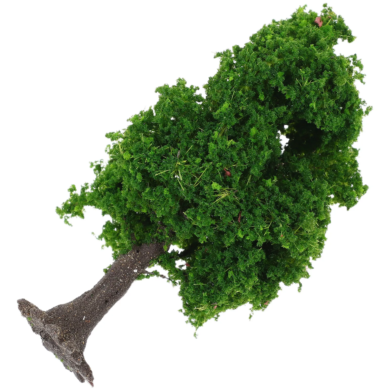 Arbres miniatures réalistes en plastique pour paysages miniatures, jardins féériques, maisons de poupées, modèles architecturaux et dioramas
