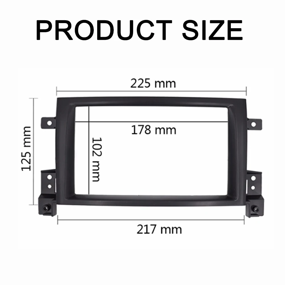 

Double Din Fascia Car Radio Panel for Suzuki Grand Vitara III Stereo Dash DVD CD GPS Trim Kit Installation Refit Frame Bezel