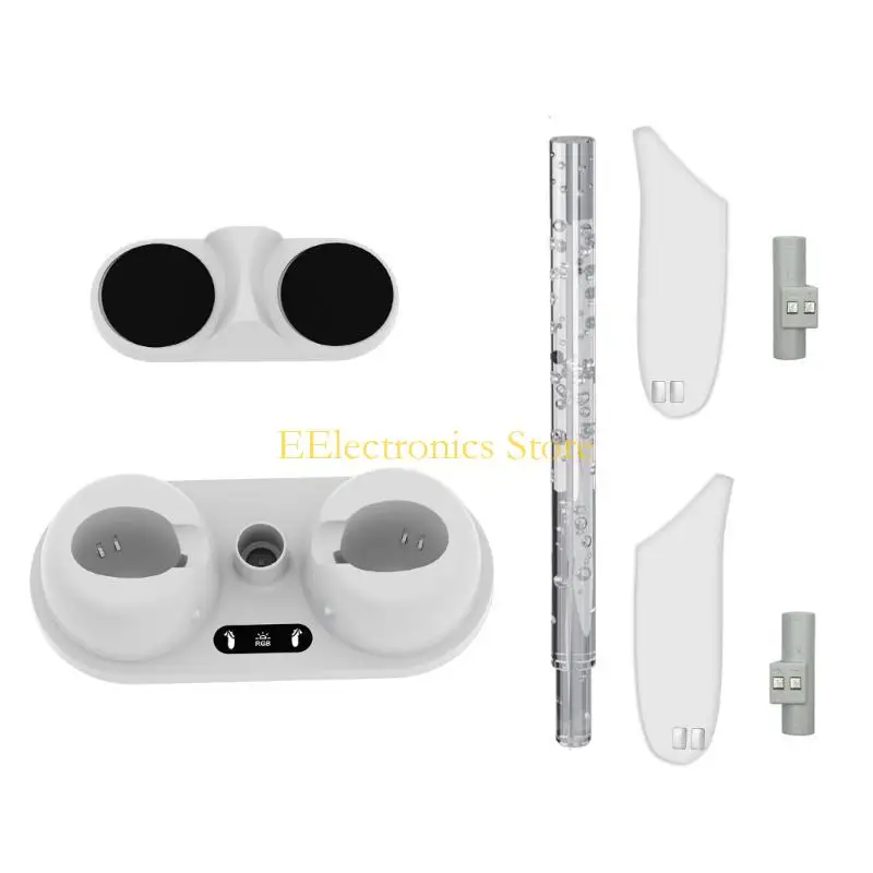 

B03C Headset Charging Station with LED Light Controller Stand for MetaQuest 3