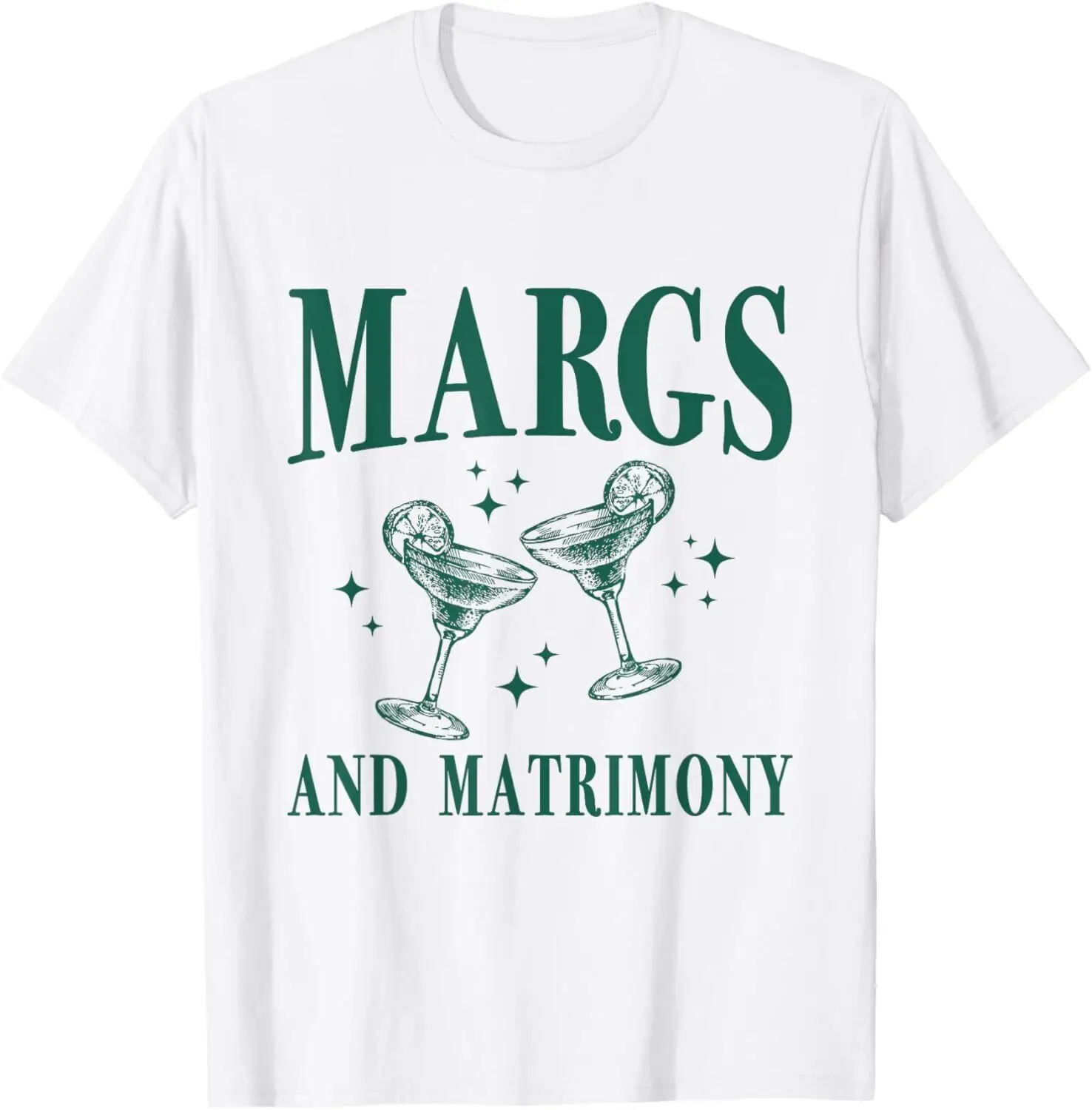 Margs and Matrimony Bachelorette Party Margarita Bach T-Shirt