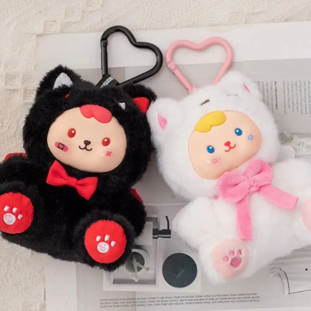 

Sitting Posture CP Pendant Plush Toys Brightly Colored Big Eyes Cute Keychain Doll VINYL Soft Plush Angels and Demons CP Pendant