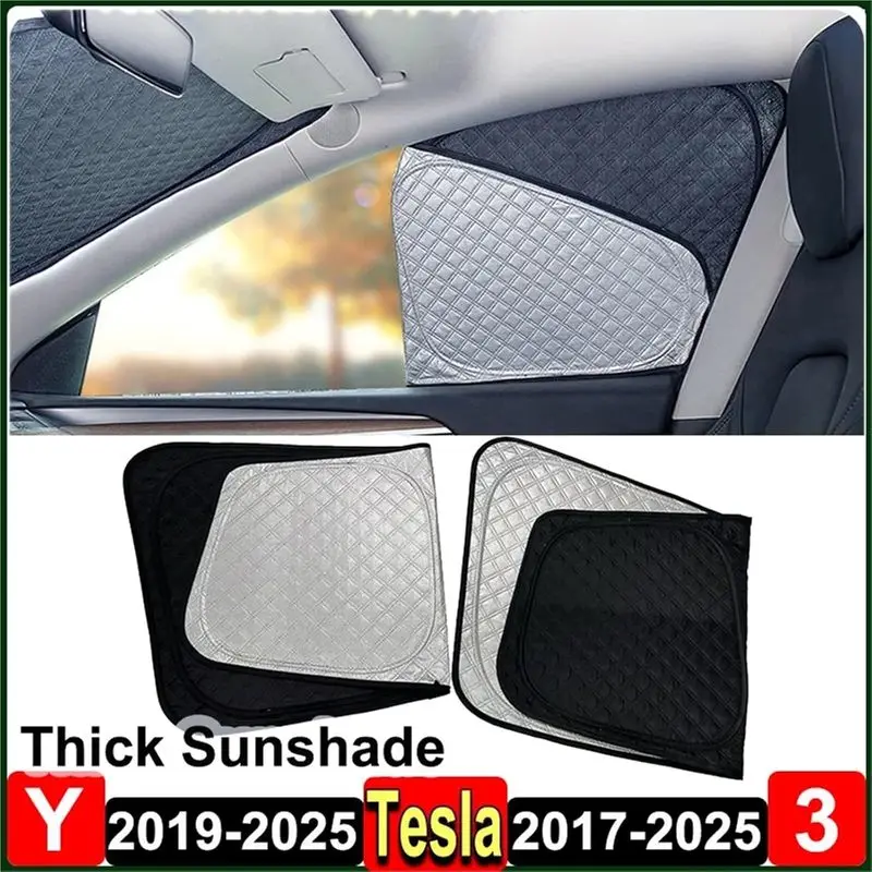 for Tesla Model Y Juniper 2025 Window Sunshade 3 Highland 2024 Windshield Sun Shade Protection Shading Net Accessories