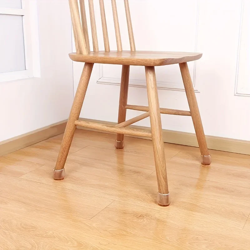 24 Pcs Silicone Chair Leg Floor Protectors with Non-slip Felt, Furniture Cups for Hardwood Floors, Protect Floors from Scratches image 5