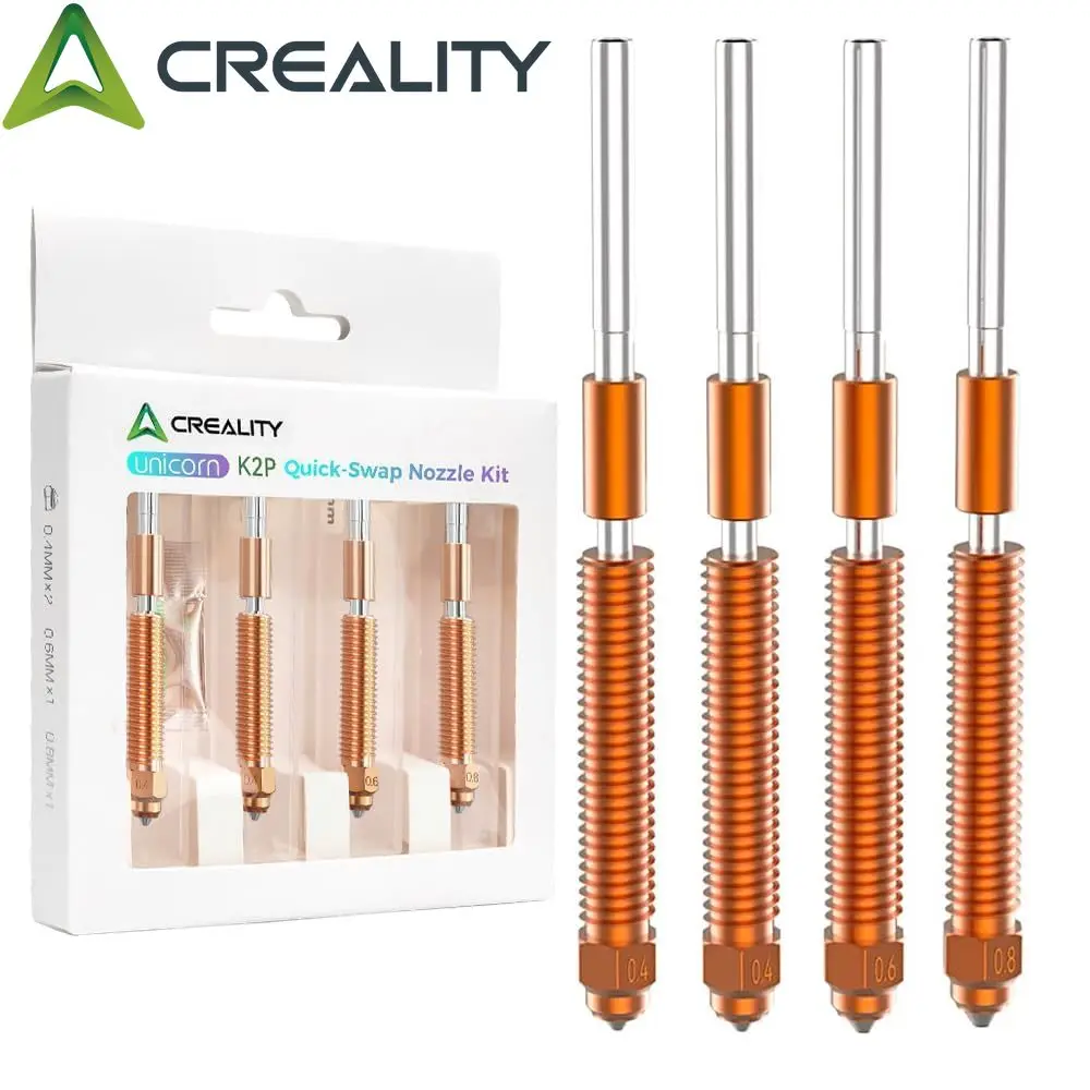 Creality K2 Plus 노즐 키트, K2P 유니콘 퀵 스왑 고유량 노즐, Creality K2 Plus 3D 프린터용 퀵 스왑 노즐