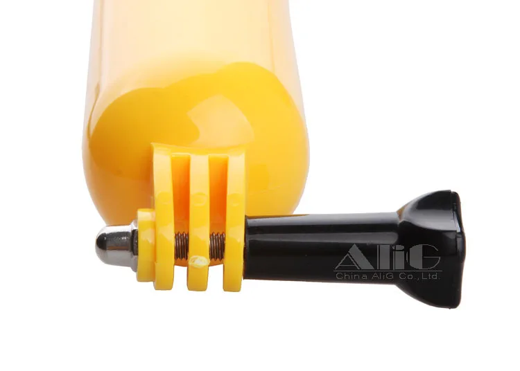 黄色の浮き一脚、GoPro Hero 5、4、3、3、sj4000、sj5000ミニカムコーダー用ハンドヘルドグリップスティック、カメラアクセサリー