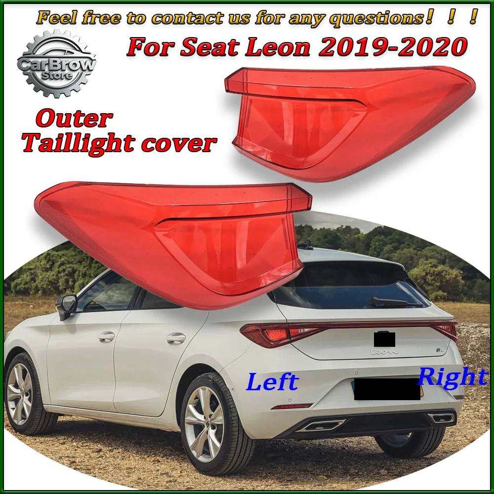 

Tail Lamp Cover Rear Parking Light Shell Mask For Seat Leon ST 2019-2020 Replace Original Lampshade