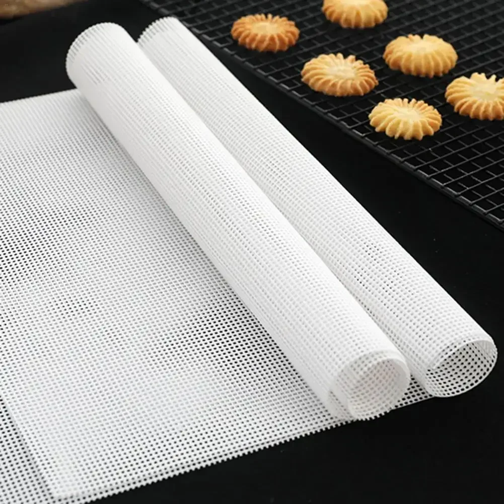 50x70cm Reusable Silicone Dehydrator Sheets Non Stick Silicone Mesh for Fruit Dehydrator Dehydrator Tray Liner