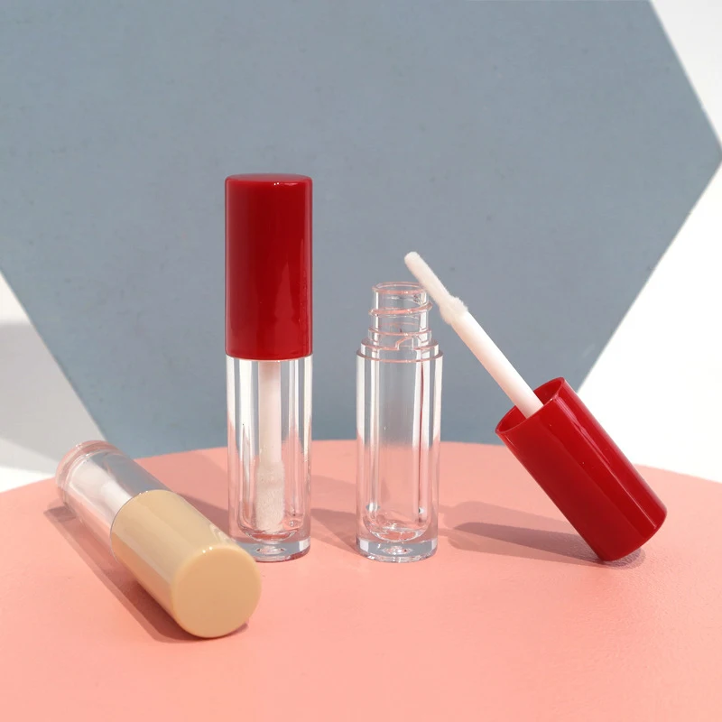 1 Stuks Lege Draagbare Mini Transparante Plastic Buis 1.5Ml Lipgloss Buis Plastic Lip Glazuur Tubes Cosmetische Verpakking Container