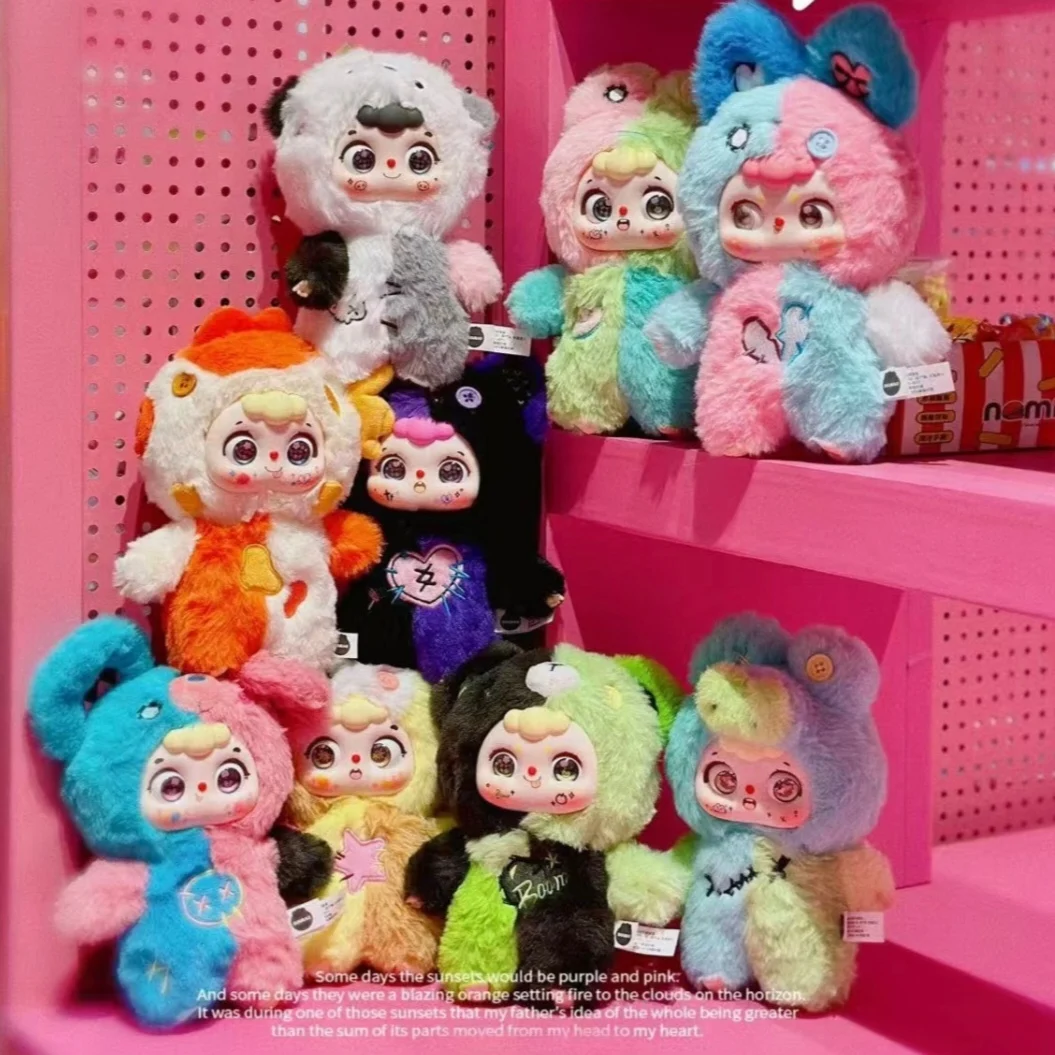 

Doubao Velvet Y2K Millennium Party Vinyl Pop Toy Blind Box 4th Generation Cute Pendant Doll Series Mystery Gift for Kids