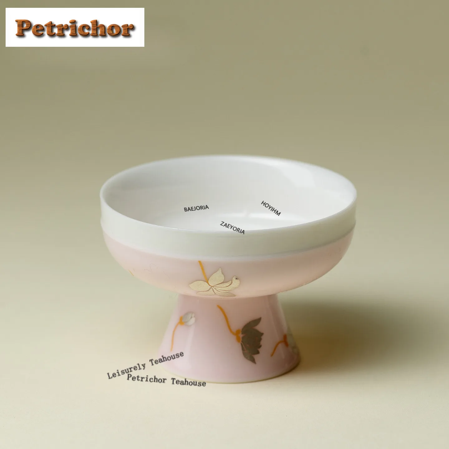 

50ml Sakura Pink Silver Color Magnolia Flower Teacup Elegant Tea Bowl Jug Tea-tasting Meditation Cup Chazhan Master Cups Teaset