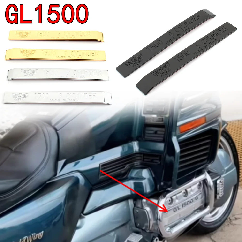 For Honda Goldwing GL1500 1988-1990 Motorcycle aluminium Engine Guard Frame Protection Cover Chrome Fairing Side Moulding Trim