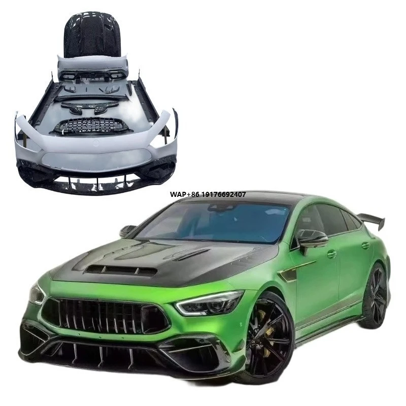 High Quality New  GT50 GT53 GT63 Carbon Fiber Body Kit MSY Style Front Lip Diffuser Spoiler for