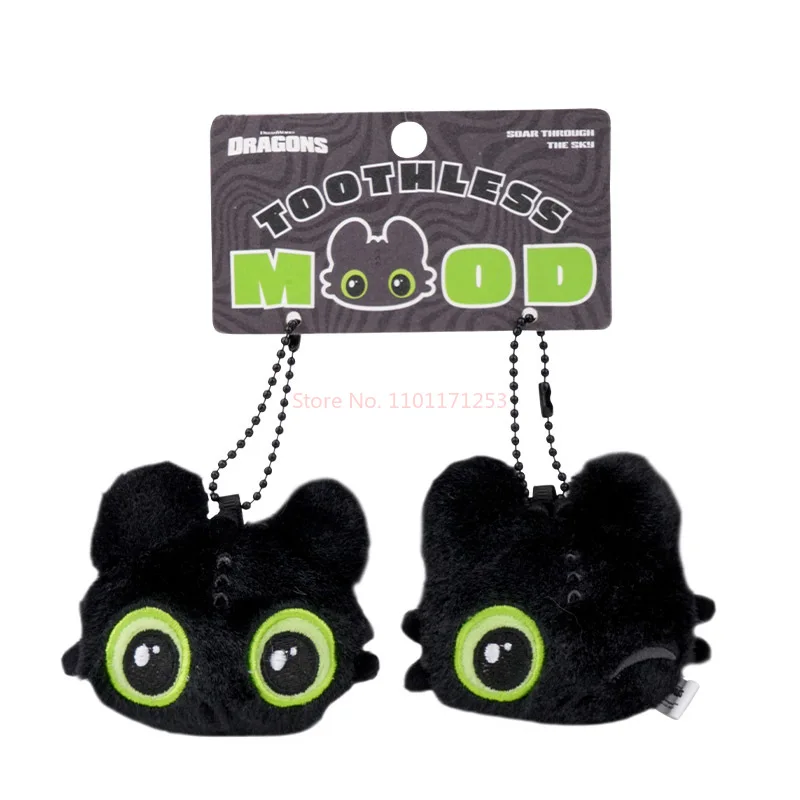 Authentic How To Train Your Dragon  Toothless Boy  New Couple Keychain Plush Bag Pendant Keychain Festival Gift view 5
