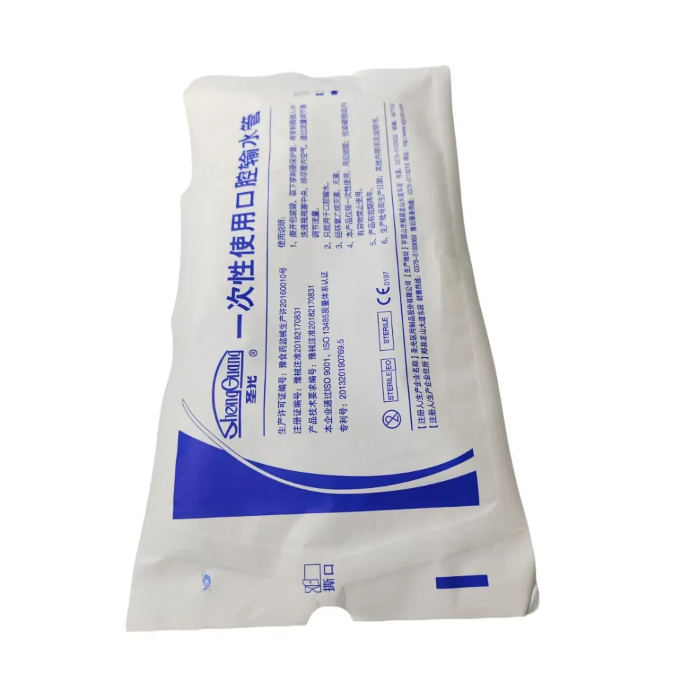 

JUMTOP 10Pcs Dental Implant Flushing Tube Kit, Disposable Oral Irrigation Hose for Saline Water, Surgical & Home Care Use