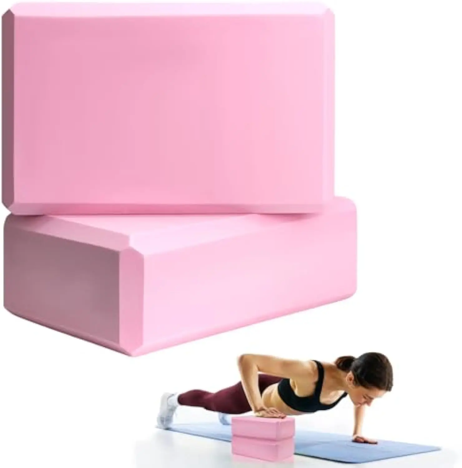 

Customized LOGO High Quality EVA Massage Relaxation Cork Yoga Block Wholesale Brick for Yoga Exercises